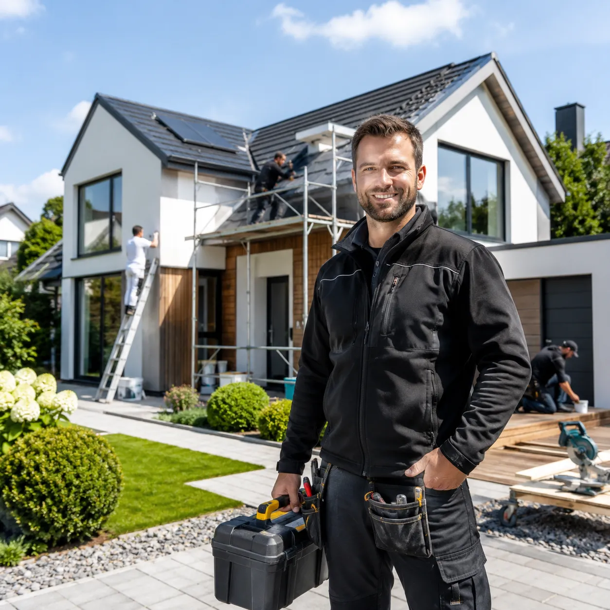 Håndværker i arbejde