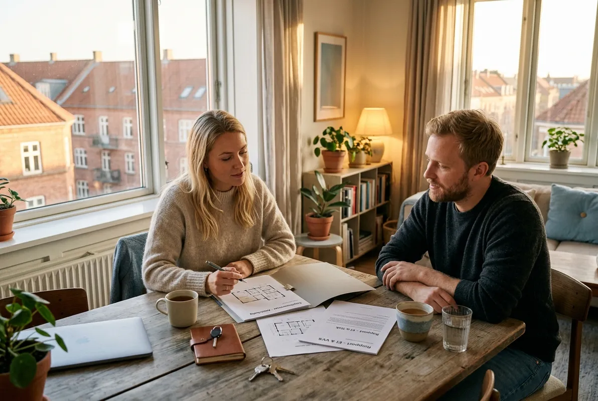Kombineret el- og VVS-tjek til andelsbolig