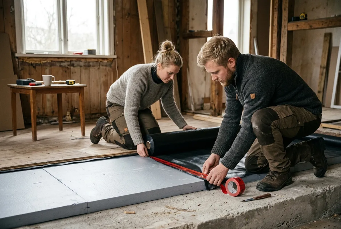 Radonsikring ved gulvisolering