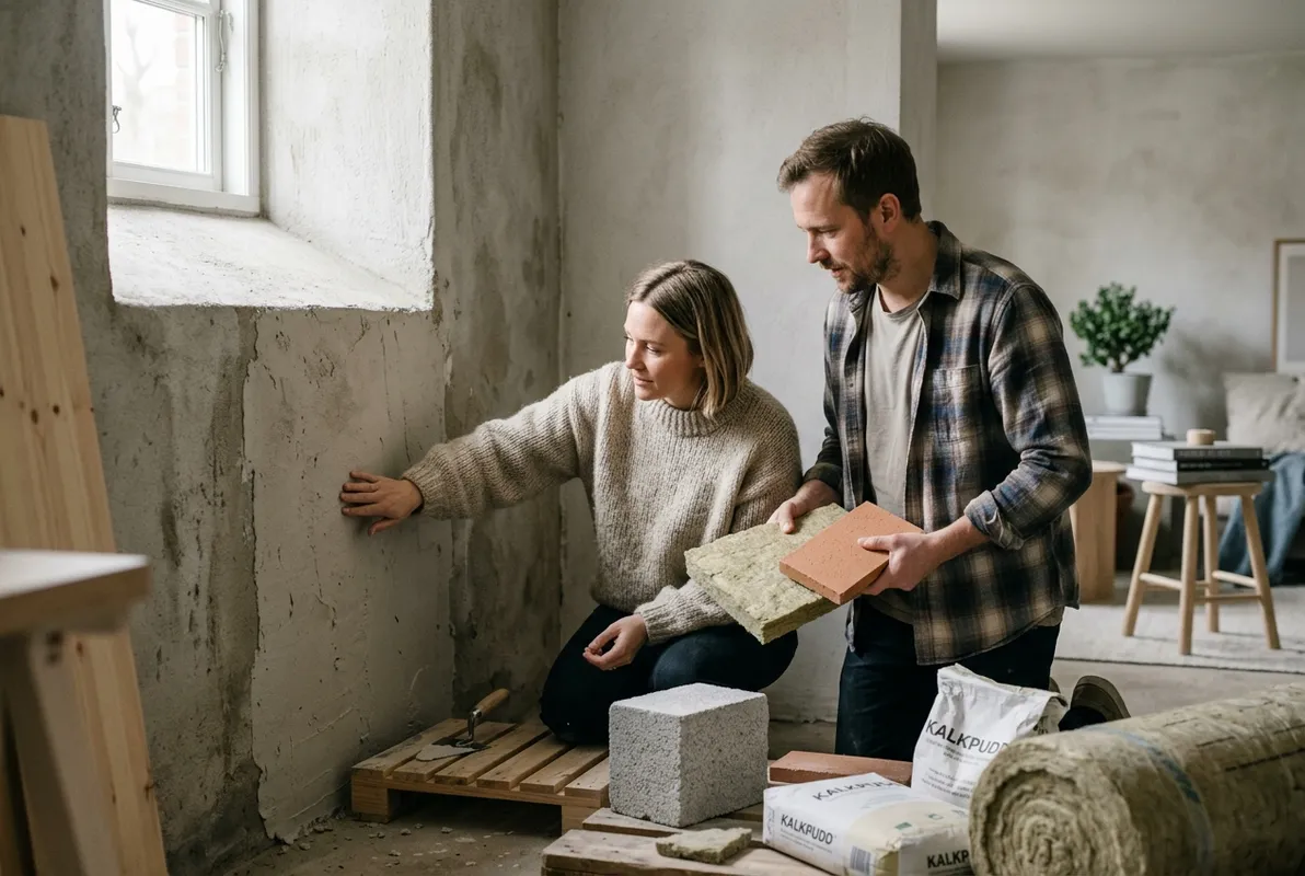Renovering af kældervægge og valg af materialer