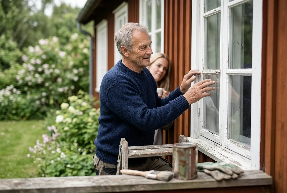 Hvornår og hvor ofte skal vinduer males?
