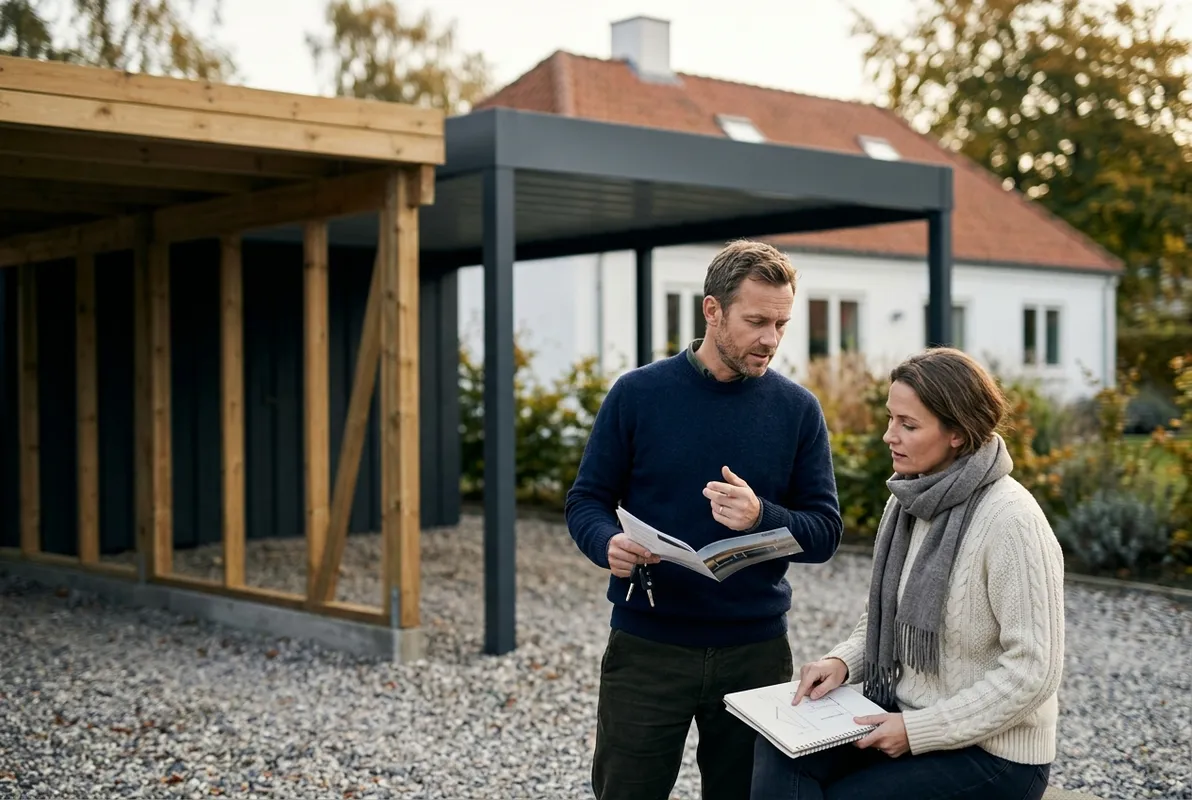 Hvad koster en ny carport? Komplet prisguide med materialer og montering