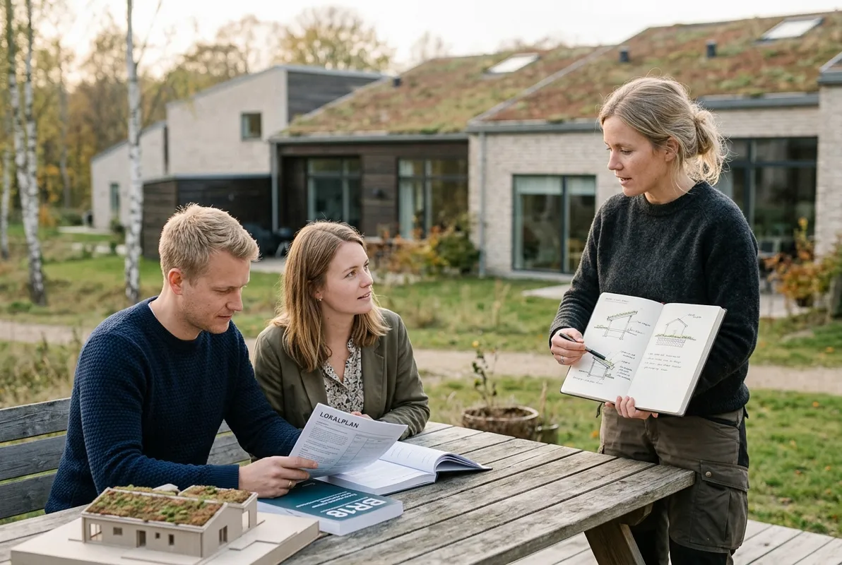 Regler, lokalplaner og BR18 brandkrav for grønne tage