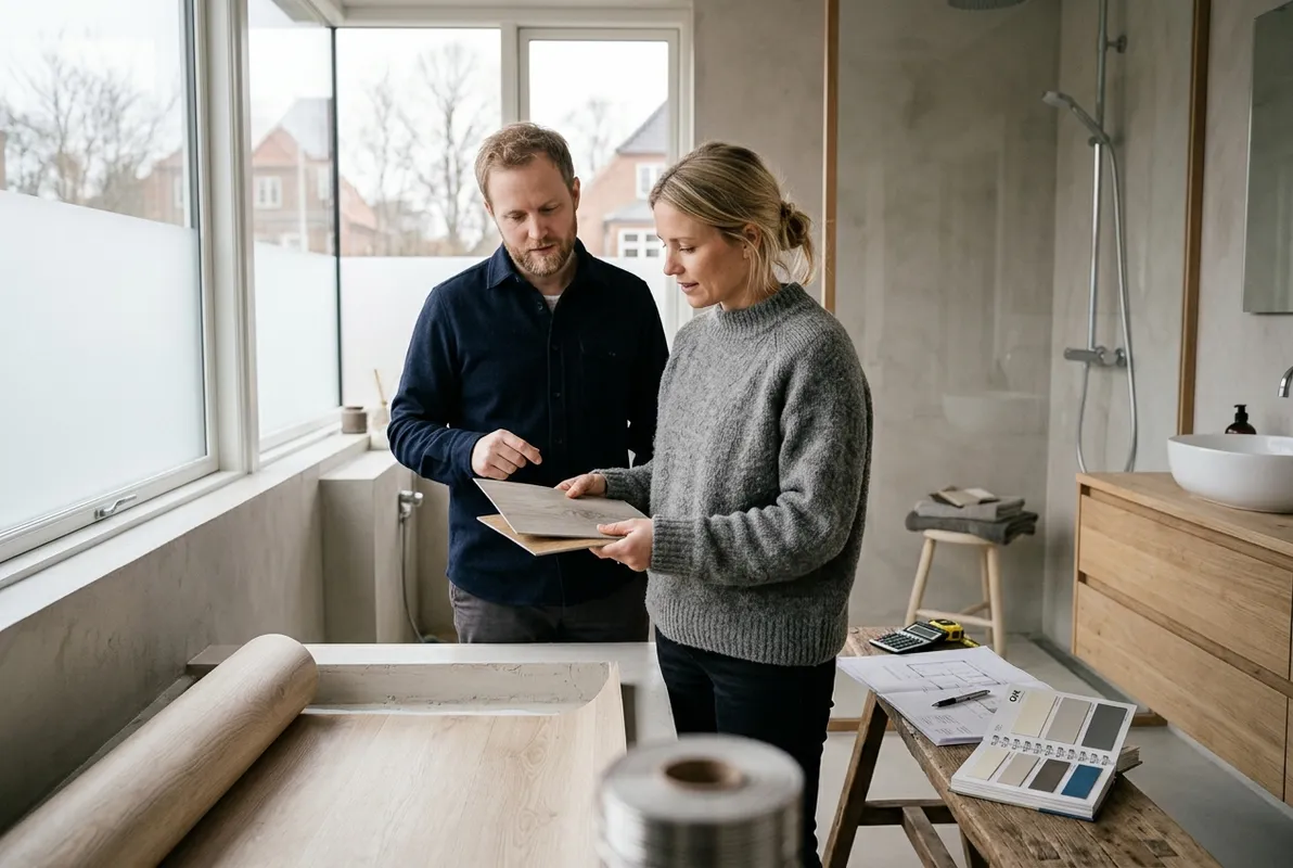 Hvad koster vinylgulv? Komplet prisoversigt for rullevinyl, klikvinyl og LVT